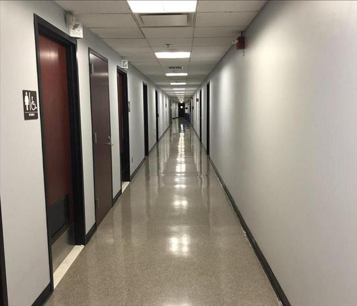 Cleaned hallway